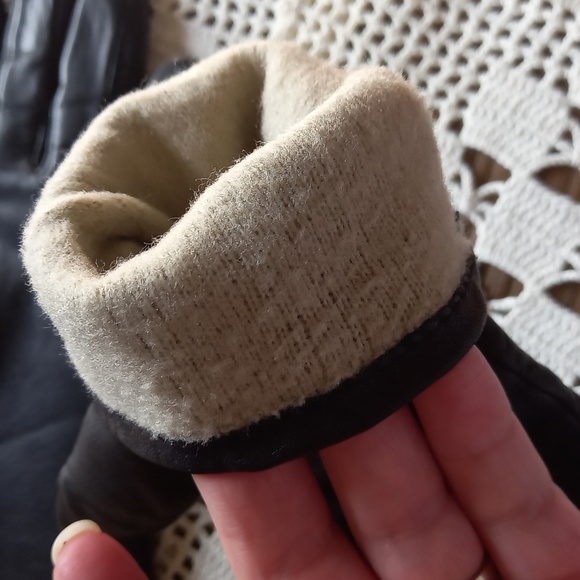 Leather black gloves small - Picture 5 of 5